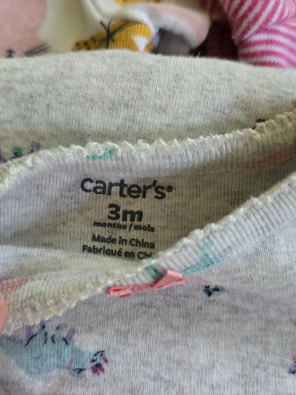 Carter’s Baby Girl Onesies/Bodysuits 3 Months Set of 7